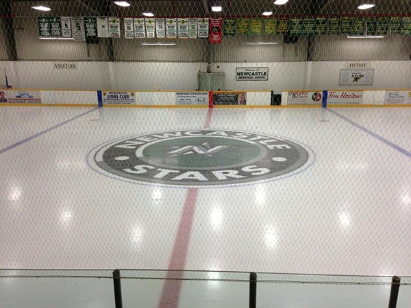 Newcastle Memorial Arena in Newcastle, Ontario